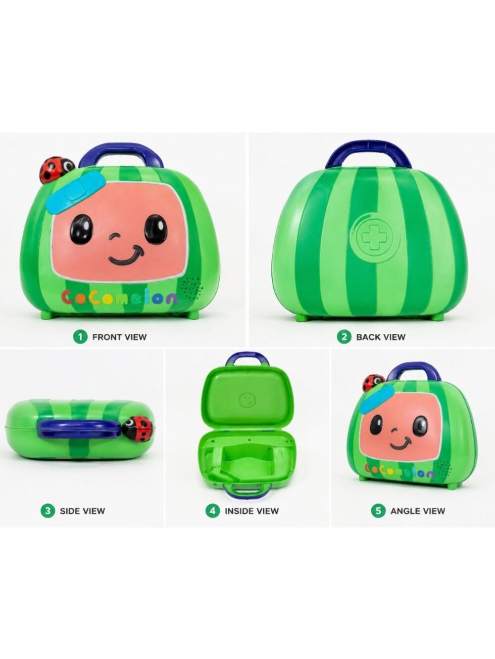 Cocomelon Doctor Kit Replacement Case Only Green Medical Carry Case Toy - Picture 1 of 1